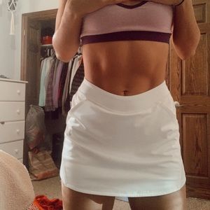 Under Armour White Tennis Skirt